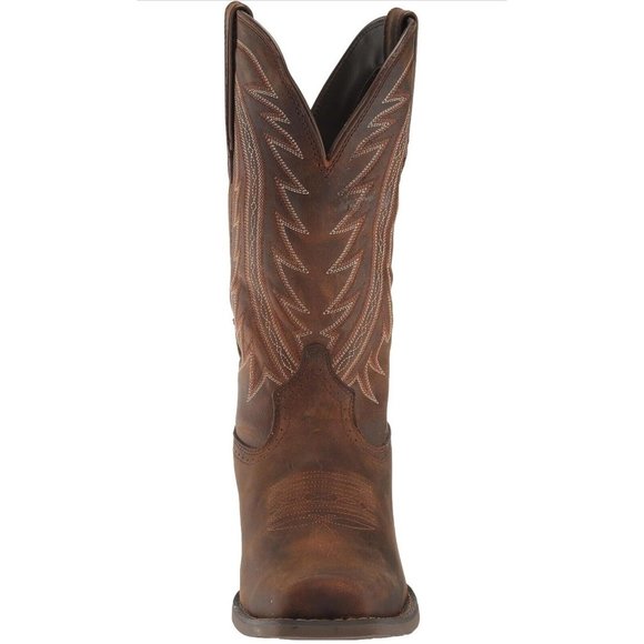 Durango Rebel Frontier Distressed Brown Square Toe Cowboy  Mens Brown Casual Boo main image 12